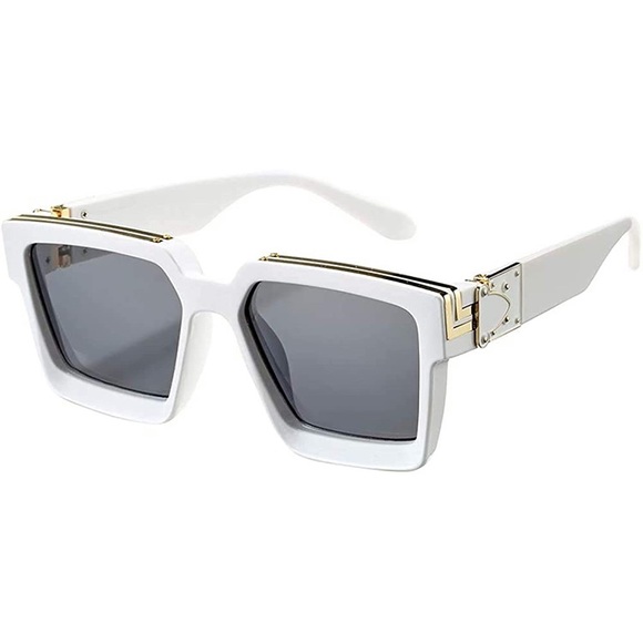 White Millionaire Sunglasses - Picture 1 of 4